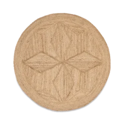 Nkuku Braided Hemp Patterned Rug