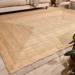 Nkuku Braided Hemp Rug - Natural
