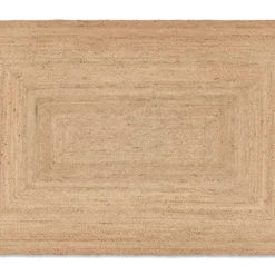 Nkuku Braided Hemp Rug - Natural
