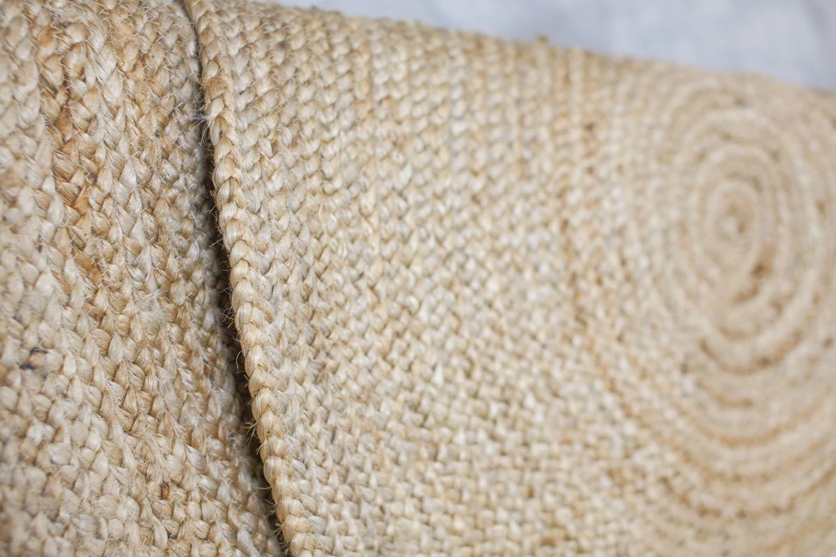 Nkuku Home Accessories Braided Hemp Rug - Round 5 Nkuku Home Accessories Braided Hemp Rug - Round