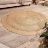 Nkuku Home Accessories Braided Hemp Rug - Round 2 Nkuku Home Accessories Braided Hemp Rug - Round