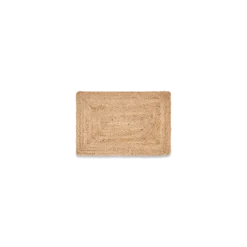 Nkuku Braided Hemp Rug - Small - Natural