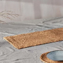 Nkuku Braided Hemp Table Runner Hemp Rugs & Accessories