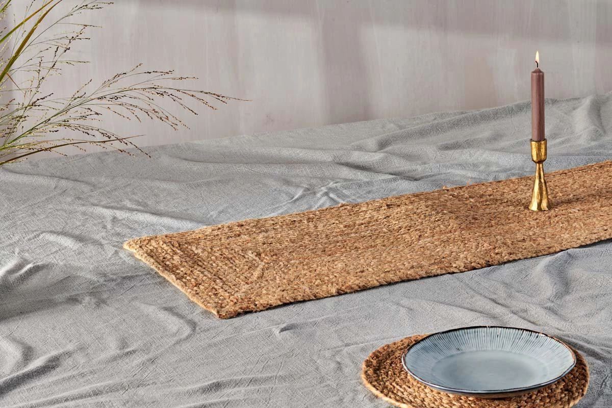 Nkuku Braided Hemp Table Runner Hemp Rugs & Accessories 4 Nkuku Braided Hemp Table Runner Hemp Rugs & Accessories