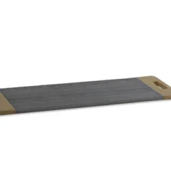 Nkuku Serveware Bwari Marble Platter - Grey