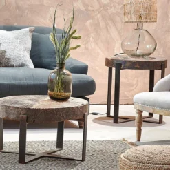 Nkuku Chakala Wooden Coffee Table Living Room