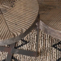 Nkuku Chakala Wooden Side Table Living Room