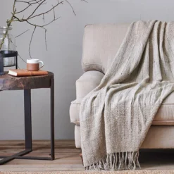 Nkuku Chakala Wooden Side Table Living Room