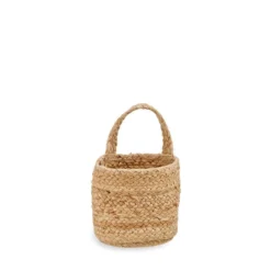 Nkuku New Arrivals Chapad Hemp Wide Wall Hung Basket