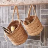 Nkuku New Arrivals Chapad Hemp Wide Wall Hung Basket