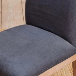 Nkuku Chapora Linen Dining Chairs - Charcoal (Set Of 2) Kitchen & Dining Room 11 Nkuku Chapora Linen Dining Chairs - Charcoal (Set Of 2) Kitchen & Dining Room