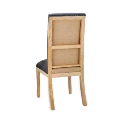 Nkuku Chapora Linen Dining Chairs - Charcoal (Set Of 2) Kitchen & Dining Room 15 Nkuku Chapora Linen Dining Chairs - Charcoal (Set Of 2) Kitchen & Dining Room