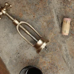 Nkuku Chiri Vintage Gold Corkscrew Table Accessories