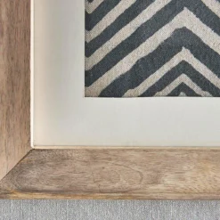 Nkuku Dabu Block Printed Herringbone