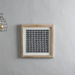 Nkuku Dabu Block Printed Semicircle