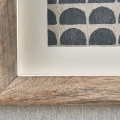 Nkuku Dabu Block Printed Semicircle