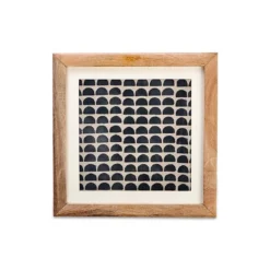 Nkuku Dabu Block Printed Semicircle