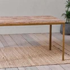 Nkuku Danali Mango Wood Dining Table Kitchen & Dining Room