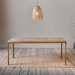 Nkuku Danali Mango Wood Dining Table Kitchen & Dining Room