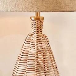 Nkuku Darma Wicker Lamp - Large Tall