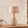Nkuku New Arrivals Darma Wicker Lamp - Small Tall