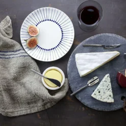 Nkuku Tableware Darsa Cheese Knife Set - Brushed Silver (Set Of 4)