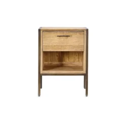 Nkuku Dasai Mango Wood Bedside Table