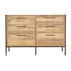 Nkuku Living Room Dasai Mango Wood Chest Of Drawers