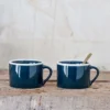 Nkuku Datia Large Mug - Dark Teal (Set Of 2)