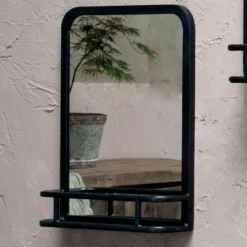 Nkuku Demsa Mirror With Shelf Home Accessories