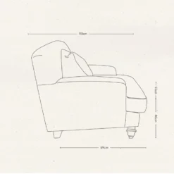 Nkuku Living Room Deni Grand Sofa