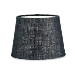 Nkuku Dia Jute Lampshade - Ink Living Room