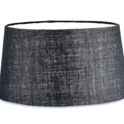 Nkuku Dia Jute Lampshade - Ink Living Room