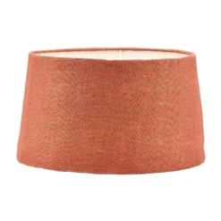 Nkuku Dia Jute Lampshade - Rust Living Room