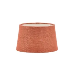 Nkuku Dia Jute Lampshade - Rust Living Room