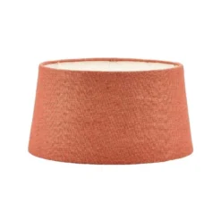 Nkuku Dia Jute Lampshade - Rust Living Room
