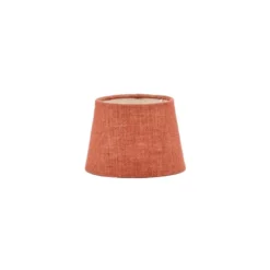 Nkuku Dia Jute Lampshade - Rust Living Room