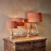Nkuku Dia Jute Lampshade - Rust Living Room