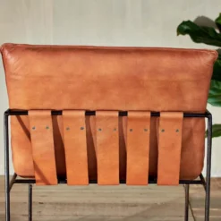 Nkuku Durium Leather Lounger - Aged Tan 13 Nkuku Durium Leather Lounger - Aged Tan