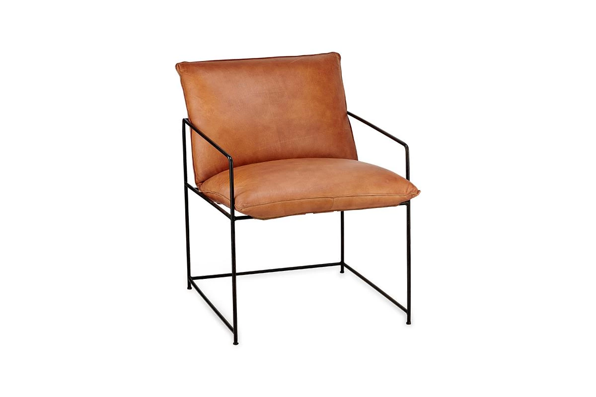 Nkuku Durium Leather Lounger - Aged Tan 9 Nkuku Durium Leather Lounger - Aged Tan