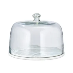 Nkuku Duru Marble Cake Dome Table Accessories