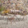 Nkuku Ekete Iron Bistro Table - Large Garden Furniture