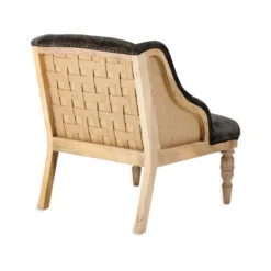 Nkuku Elbu Velvet Armchair - Moss