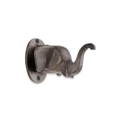 Nkuku Elephant Door Knocker - Antique Black Home Accessories