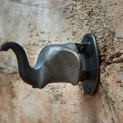 Nkuku Elephant Door Knocker - Antique Black Home Accessories
