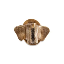 Nkuku Home Accessories Elephant Door Knocker - Antique Brass
