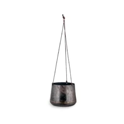 Nkuku Endo Reclaimed Iron Hanging Planter 12 Nkuku Endo Reclaimed Iron Hanging Planter