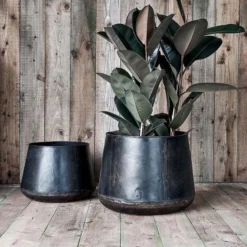 Nkuku Endo Reclaimed Iron Planter Home Accessories