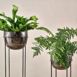 Nkuku Home Accessories Endo Reclaimed Iron Planter Stand 15 Nkuku Home Accessories Endo Reclaimed Iron Planter Stand
