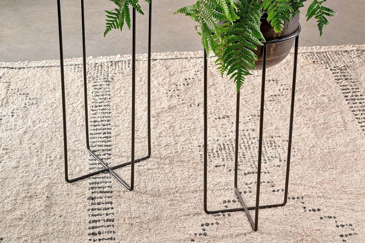 Nkuku Home Accessories Endo Reclaimed Iron Planter Stand 8 Nkuku Home Accessories Endo Reclaimed Iron Planter Stand